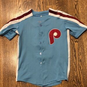 Hard to find! Bryce Harper Blue and Red Phillies Kids Jersey